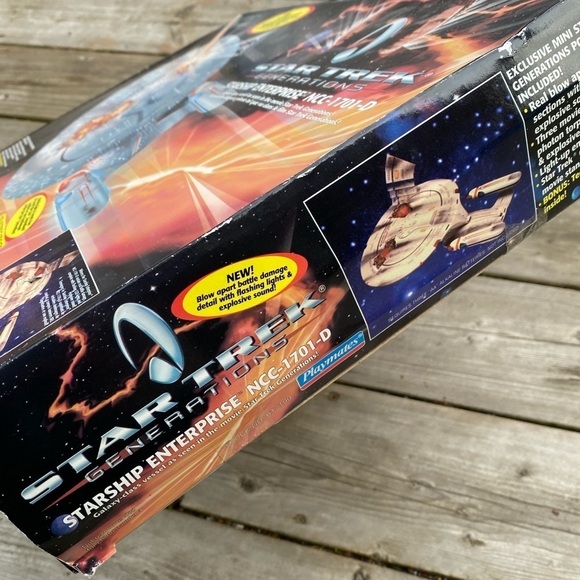 Lot of 4 Vintage 1993 Star Trek Toys In OG Box (Starship Enterprise) - Picture 11 of 16